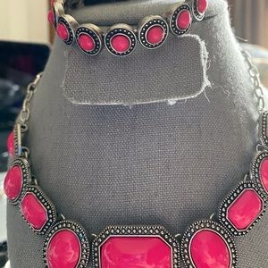 Paparazzi hot pink set